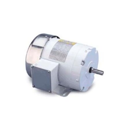 LEESON ELECTRIC Leeson Motors 3-Phase Washguard Duty Motor 5HP, 3510RPM, 184, TEFC, 60HZ, 1.15SF, Rigid 132202